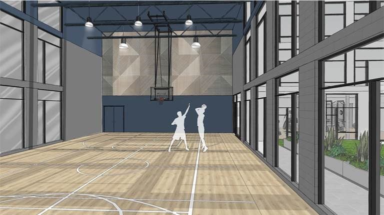 185 Enfield Place, Multi-Purpose Sports Court
