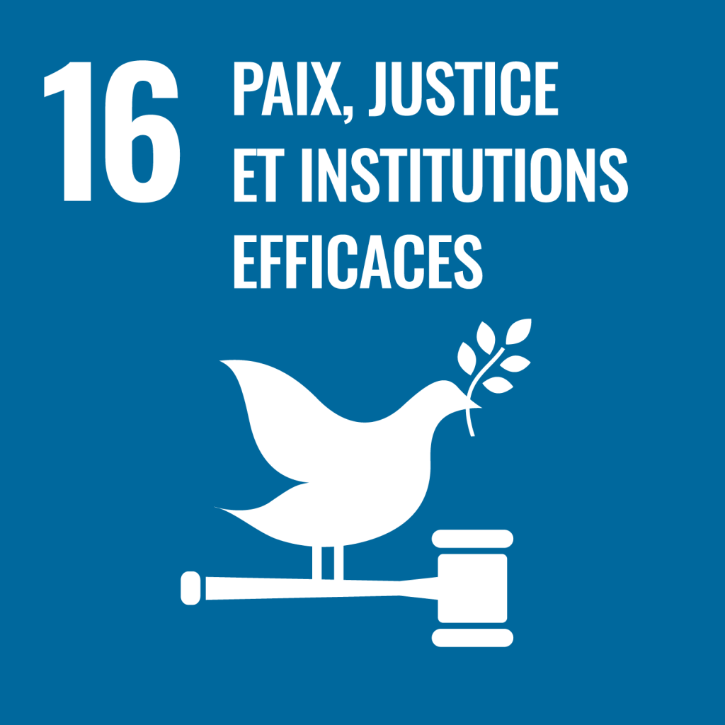 ODD 10 - Paix, justice et institutions efficaces
